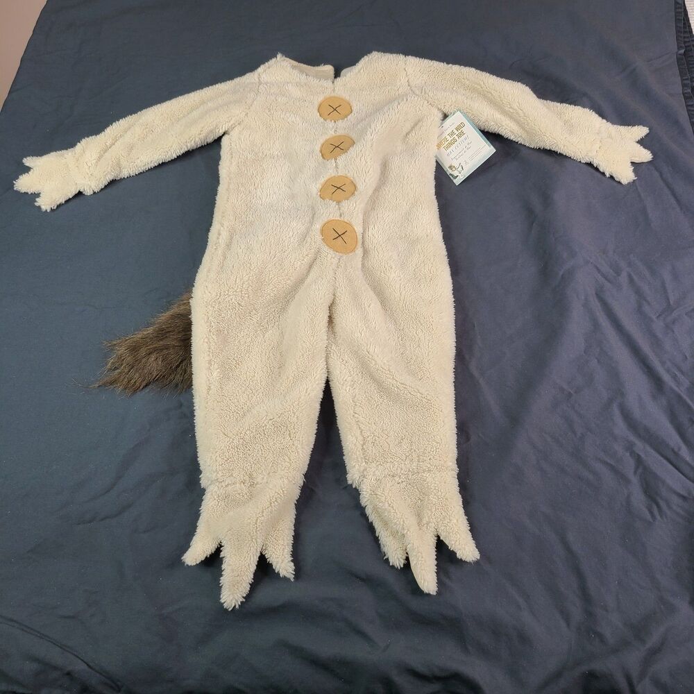 Pottery Barn Kids 2T MAX Where The Wild Things Are Wolf Costume *MISSING HAT*